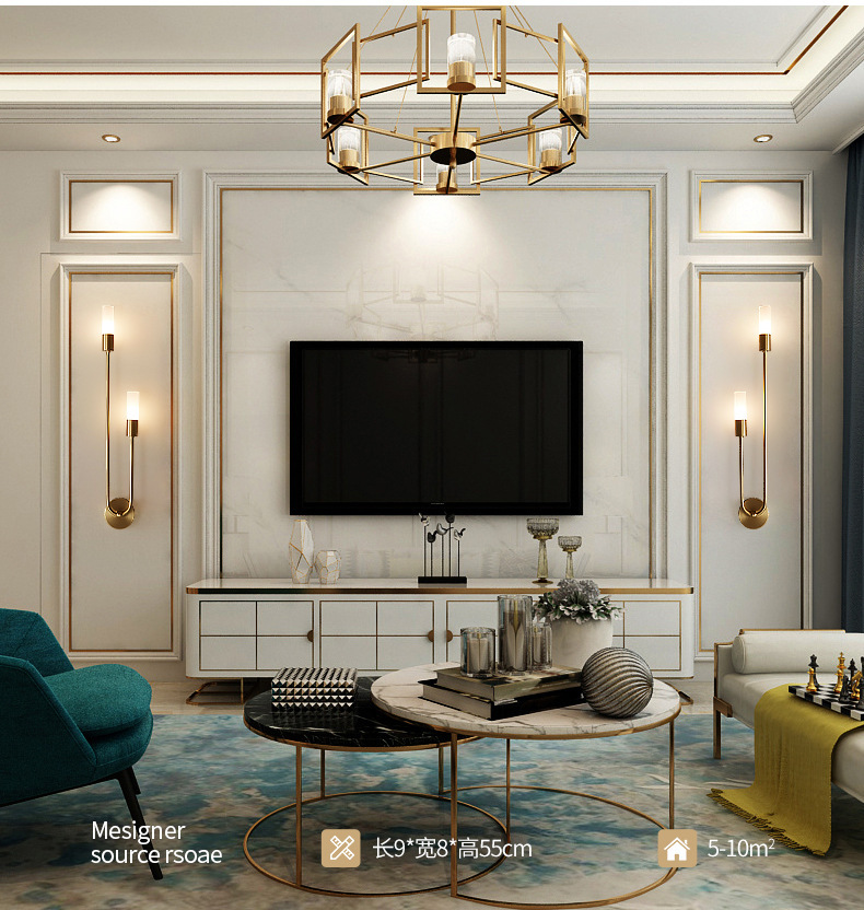 レトロ背景リビングルーム通路寝室ランプベッドサイド北欧クリエ - Up Lighting Decor のレビューと価格