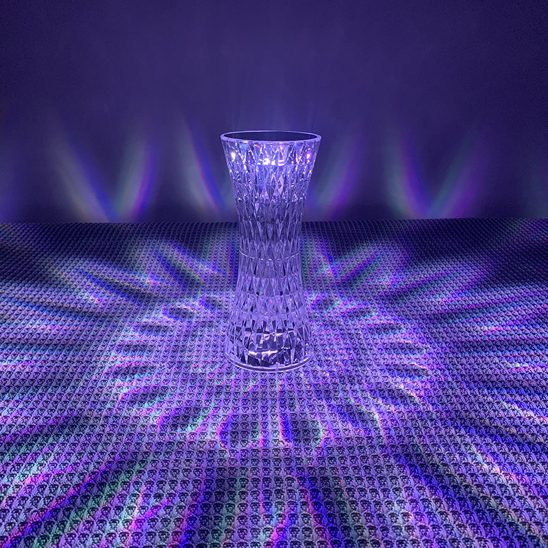 クリスタルベッドサイドテーブルランプクリスマスアクリル装飾ナ - Up Lighting Decor のレビューと価格