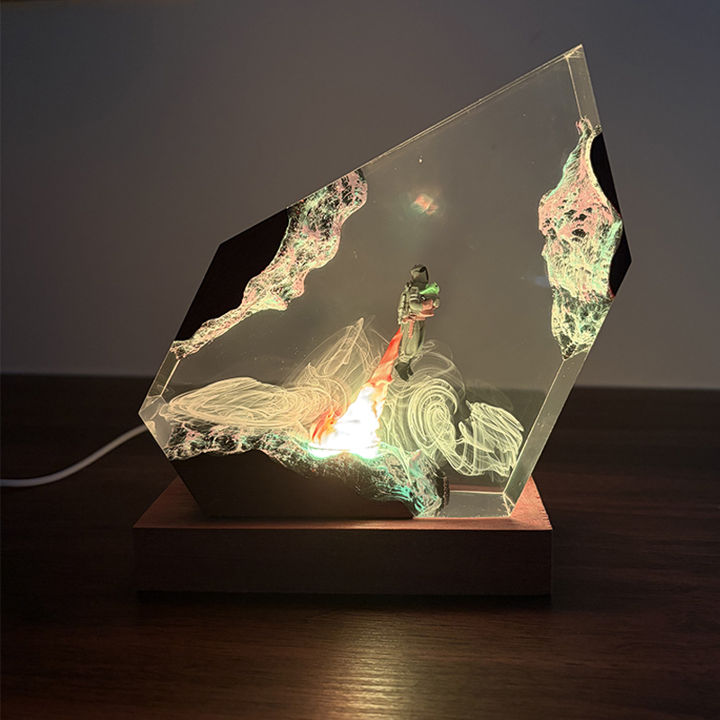SFアニメフィギュア生物樹脂製テーブルライトクリエイティブア - Lighting Christmas Decor のレビューと価格
