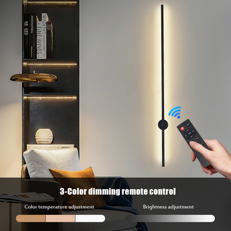 モダンな充電式LEDウォールスコンスランプ、ブラックアルミニ - Up Lighting Decor のレビューと価格